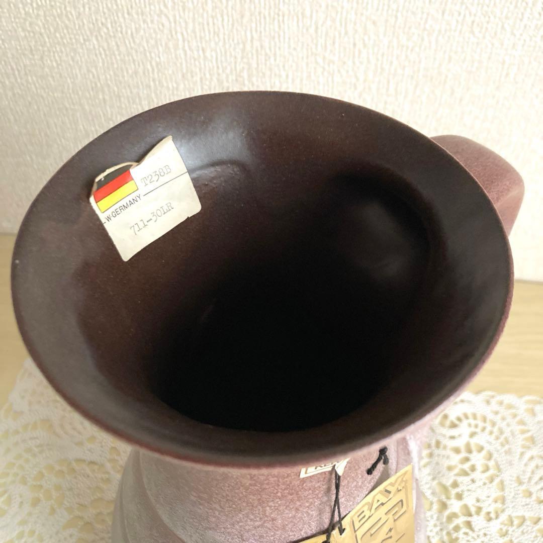 【タグ付新品】Bay Keramik 西ドイツ製　花瓶　フラワーベース　水差し