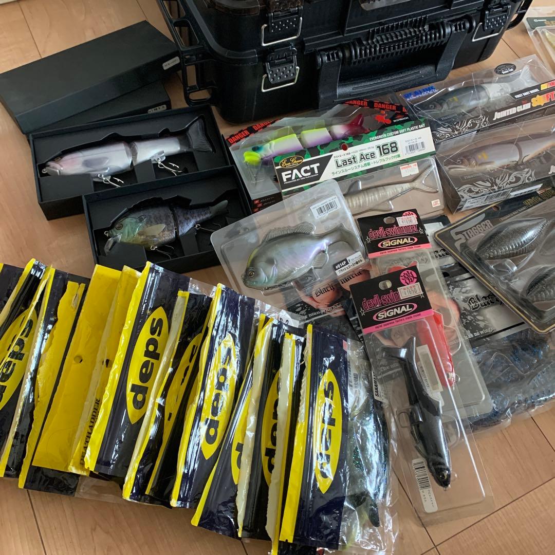 釣*楽様 漢！！バス釣りボックスセット　ルアーセット　ワームセット　検　バス釣り