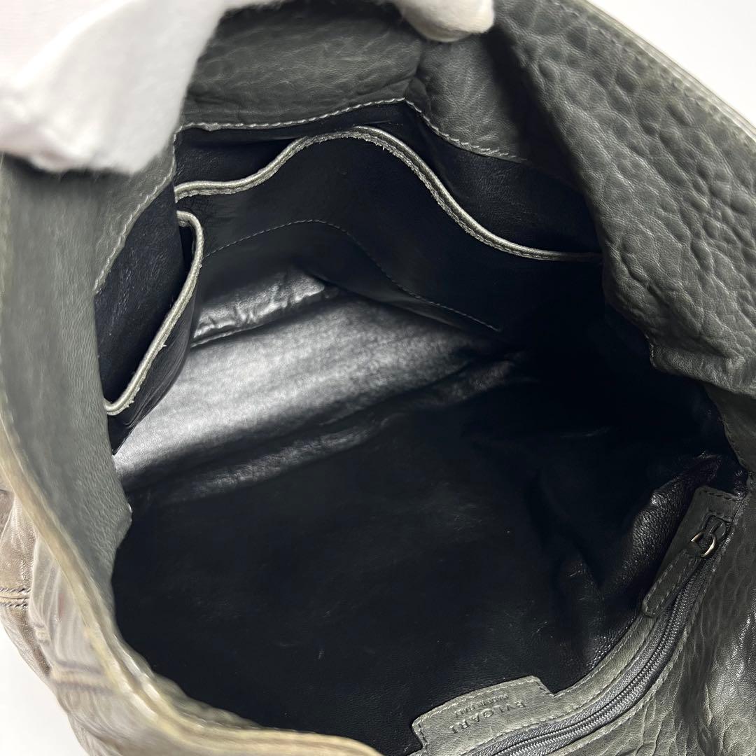 【良品】BVLGARI ブルガリ レオーニ ショルダーバッグ 2way カーキ