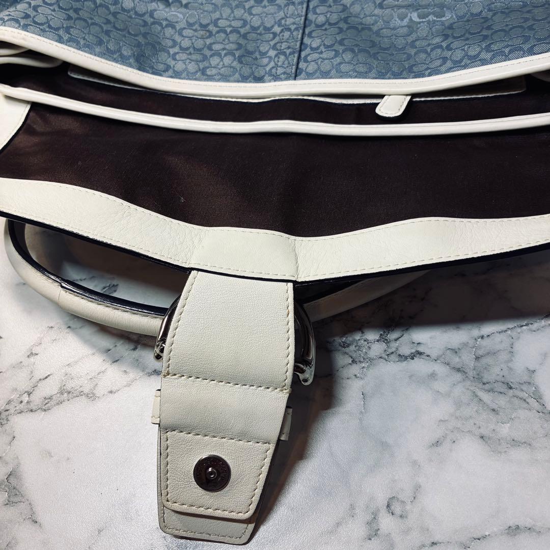 バッグ coach signature shoulder bag y2k