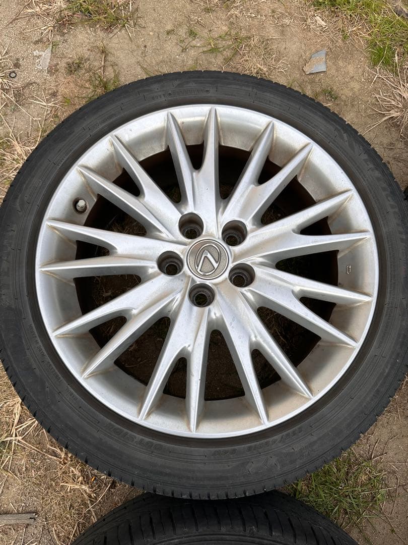 レクサスGS VersionL 純正ホイール18インチ　8j +45 114.3