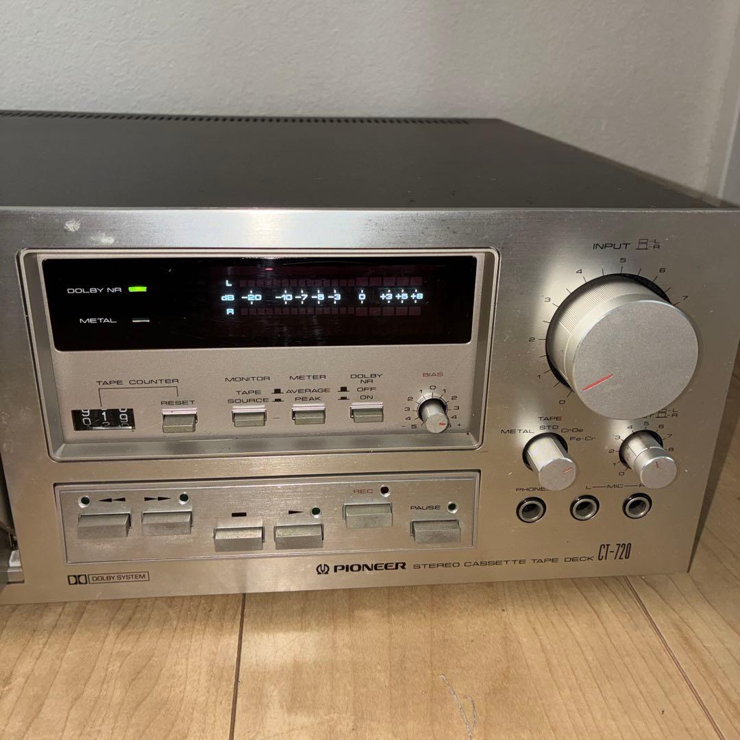 PIONEER CT-720 パイオニア ステレオカセットテープデッキ