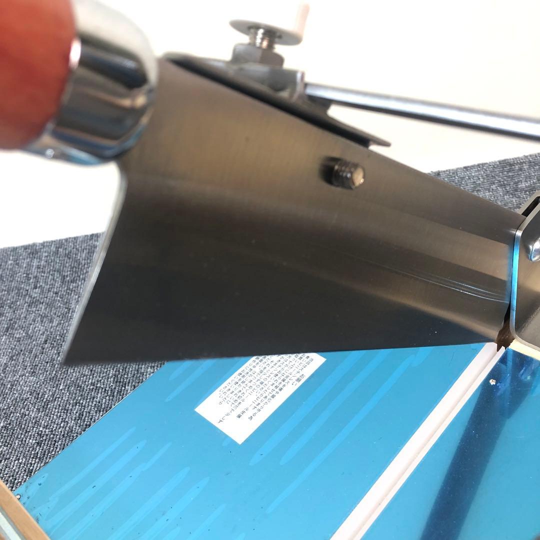 【新品未使用】ナガノ産業 ステンレスもち切りおまかせカッター（トレー＆のし棒付）