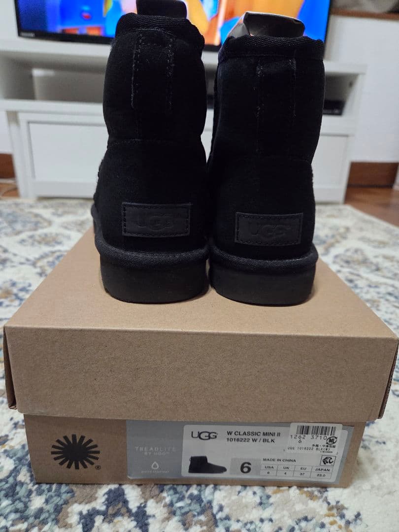 UGG W CLASSIC MINI II ブラック 6