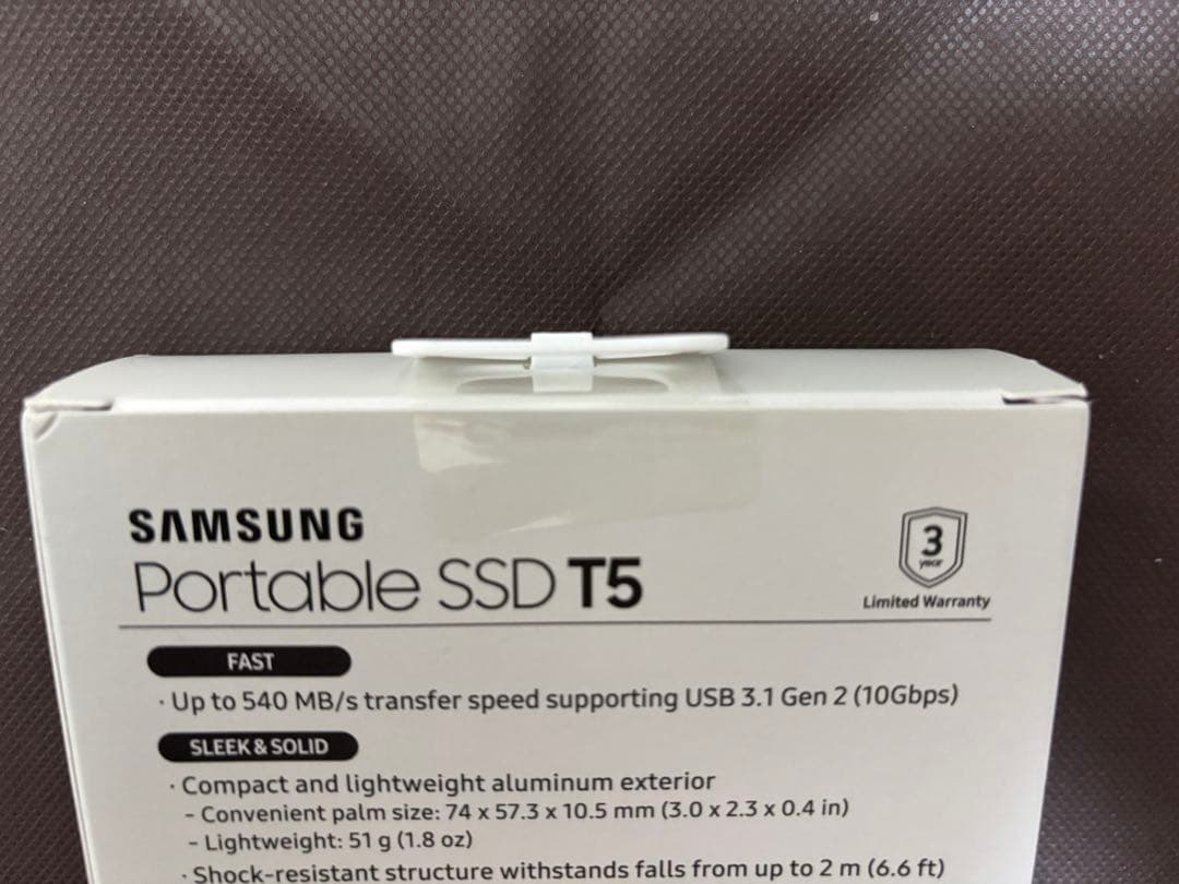 【新品】Samsung Portable SSD T5 1TB