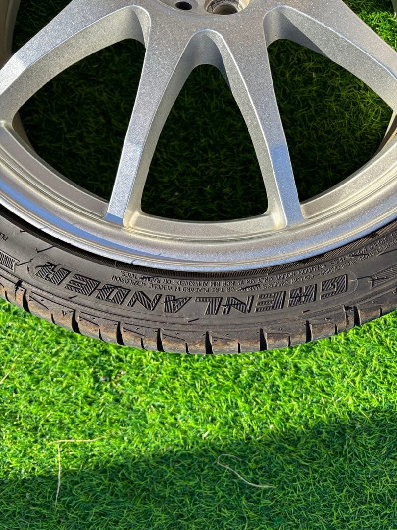 ②プリウス18インチ7J ＋50・215/40R18タイヤ・ホイールセット 1本