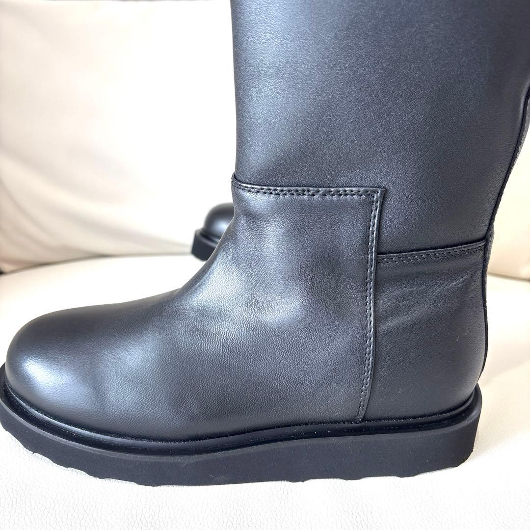 CAMINANDO ライディング ロングブーツ　ブラック　本革 サイズ7