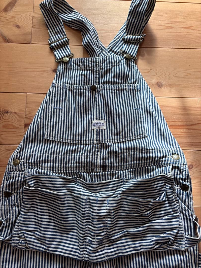 50s ヘラクレス ヒッコリー ストライプ オーバーオール 40s