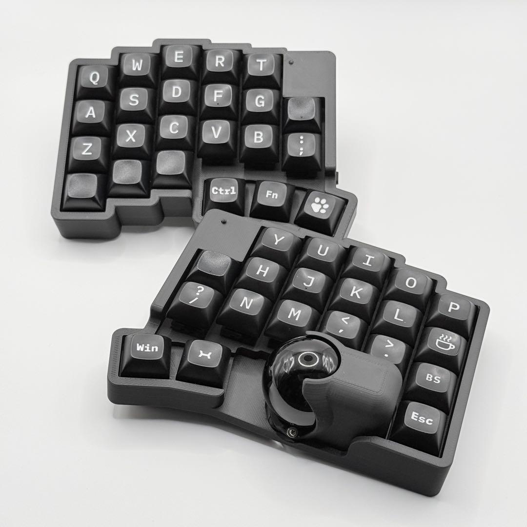 【roBa用】34mm 3点ベアリングトラックボールケースセット