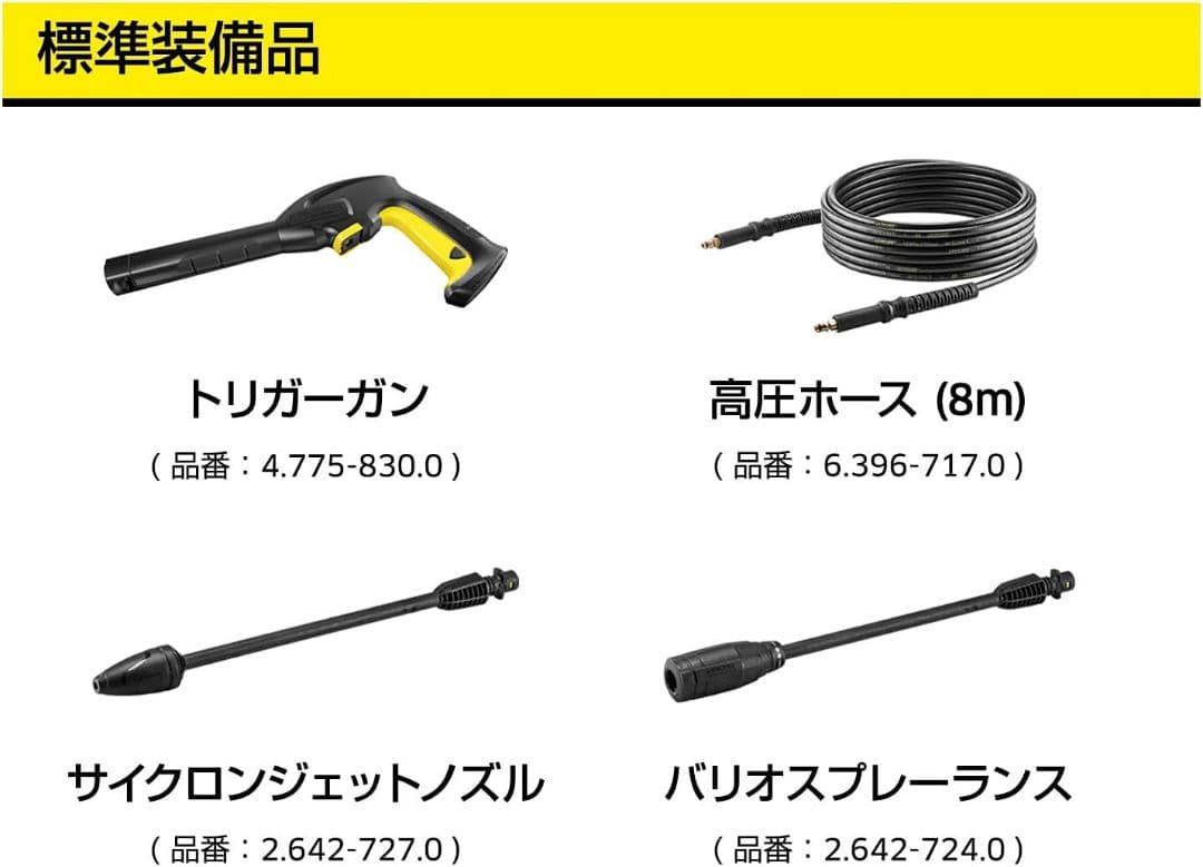 ケルヒャーK2 高圧洗浄機 本体フルセット