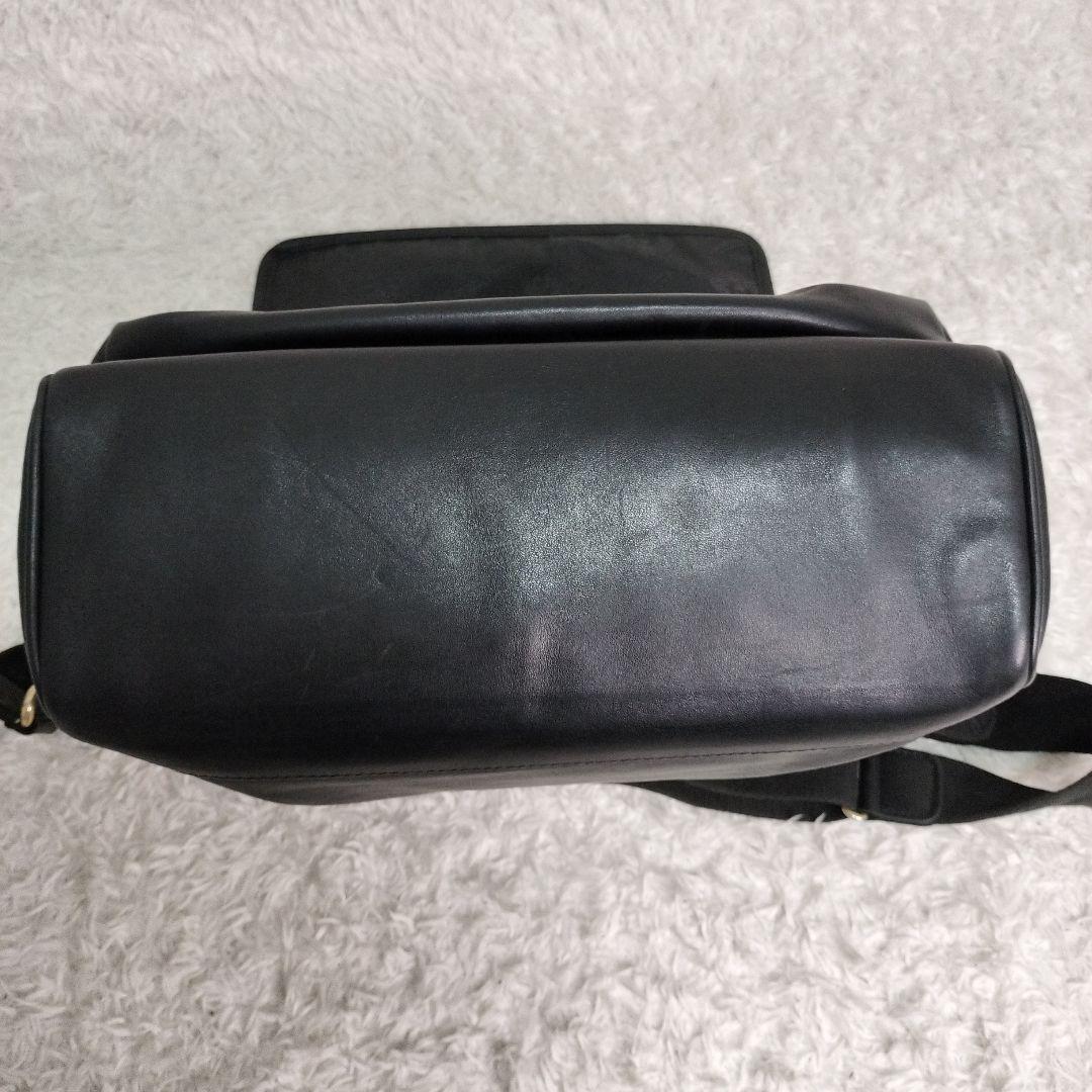 オロビアンコ クロコ型押し レザー ショルダーバッグ ブラック y2k 希少