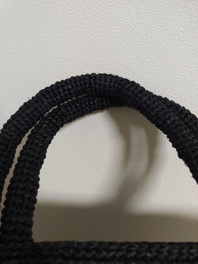 サンアルシデ かごバッグ　ブラック　Mサイズ