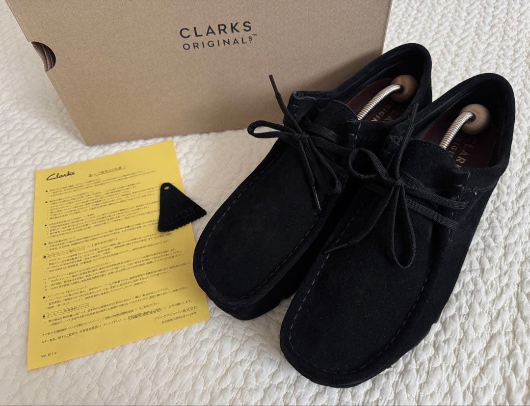 極美品　CLARKS WALLABEE GORE-TEX 42 26.5cm