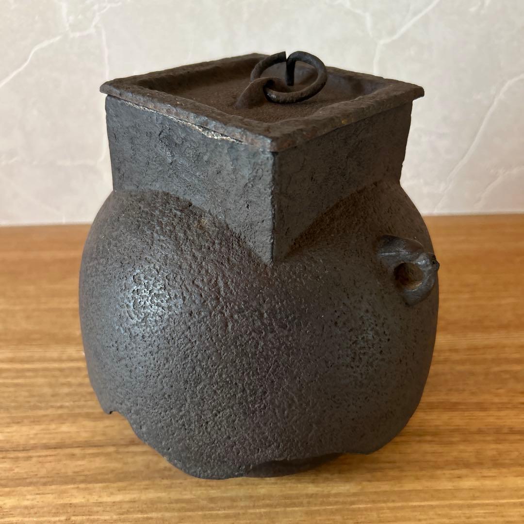 宗旦釜　釜師　大國藤兵衛　茶道具