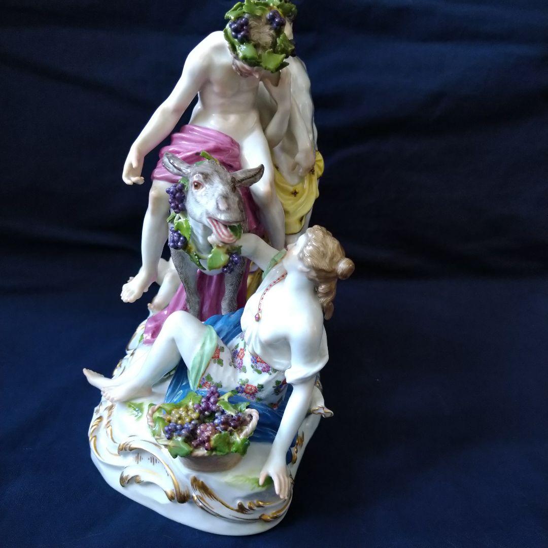 ✤1924年以前マイセン（Meissen）『ロバに乗るシレナス』