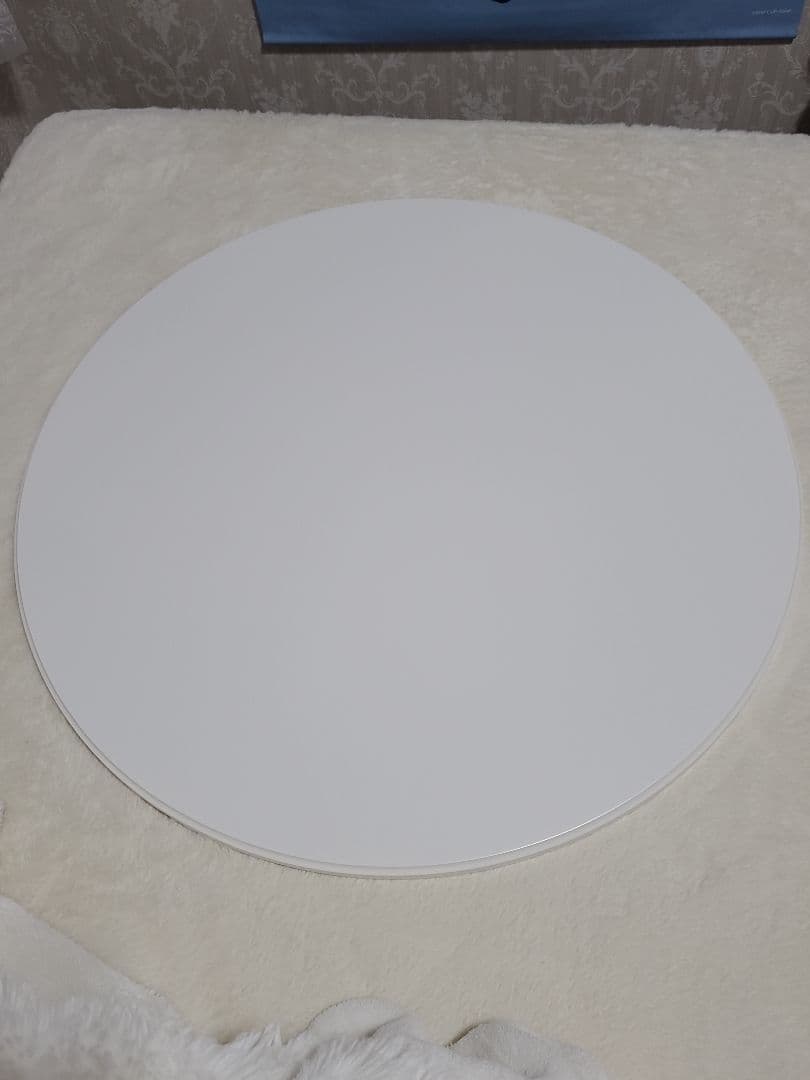 Francfranc シャトン こたつテーブル ラウンド ホワイト φ650