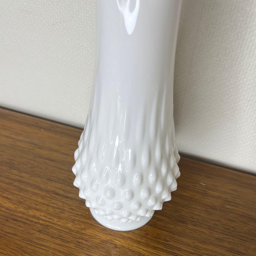 ヴィンテージ　フェントン　ホブネイル　フラワーベース　花瓶
