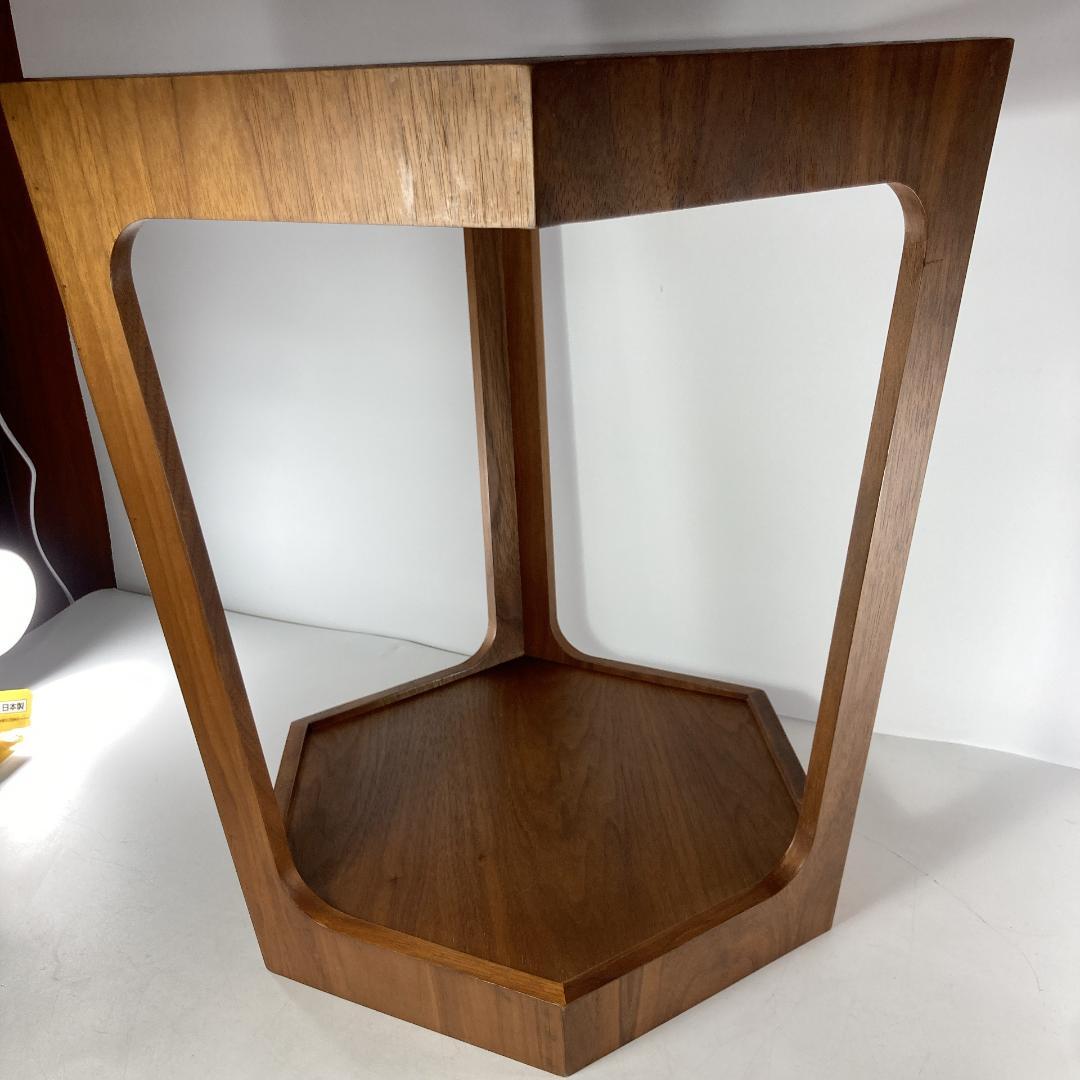 ヘキサゴン サイド テーブル　六角　レトロ アンティーク ビンテージ|3883|