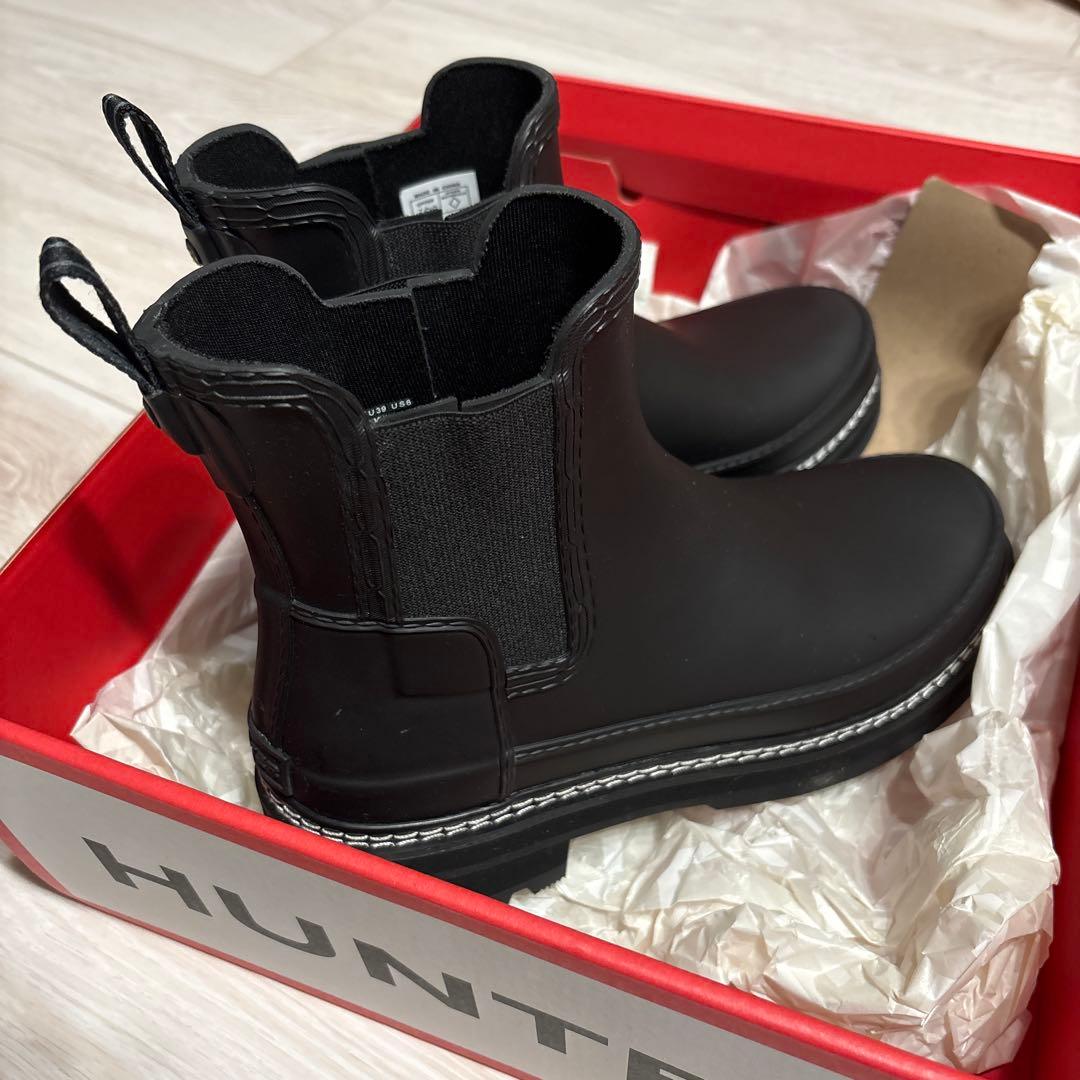 HUNTER ハンター リファインド スティッチ ディテール チェルシーブーツ