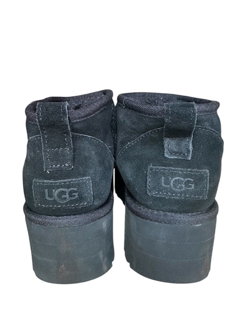 UGG 厚底　ブーツ　ブラック　美品