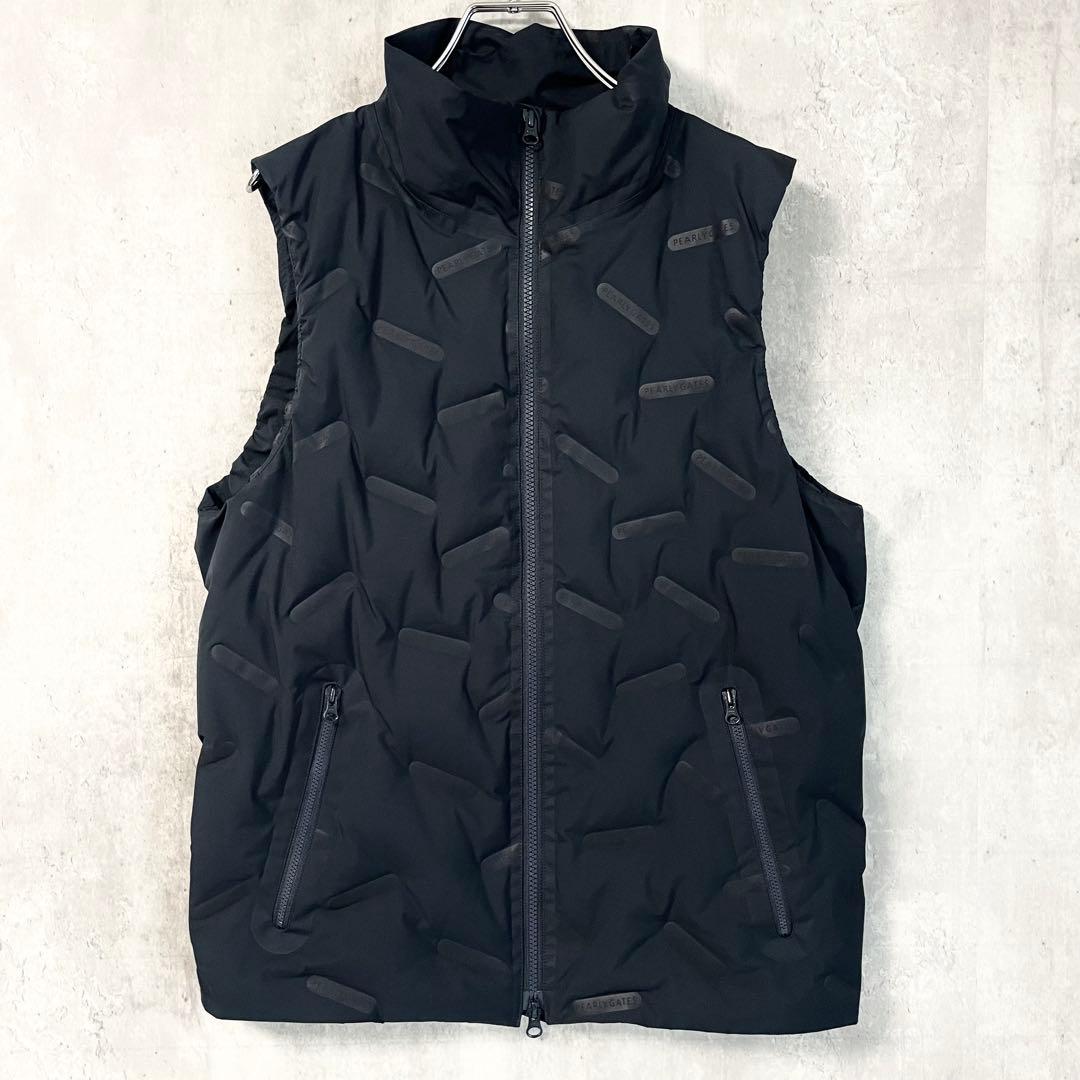 【極美品】パーリーゲイツ エアーダウンベスト サイズ4 ダークネイビー