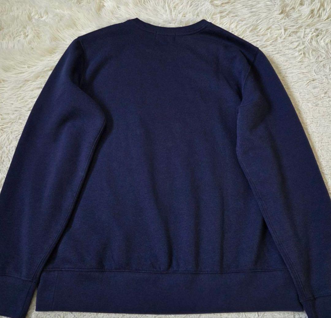 現行 美品 ポロ ラルフローレン ポロベア スウェット 175 M～L 濃紺