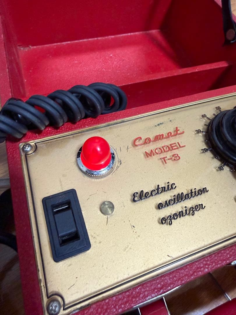 動作確認済み レトロ コメット電機 美顔器 モデル T-3型 激レア