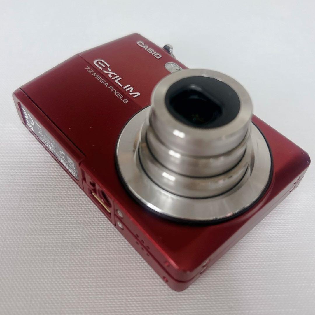 CASIO EXILIM EX-Z700 デジタルカメラ 赤 コンデジ レッド