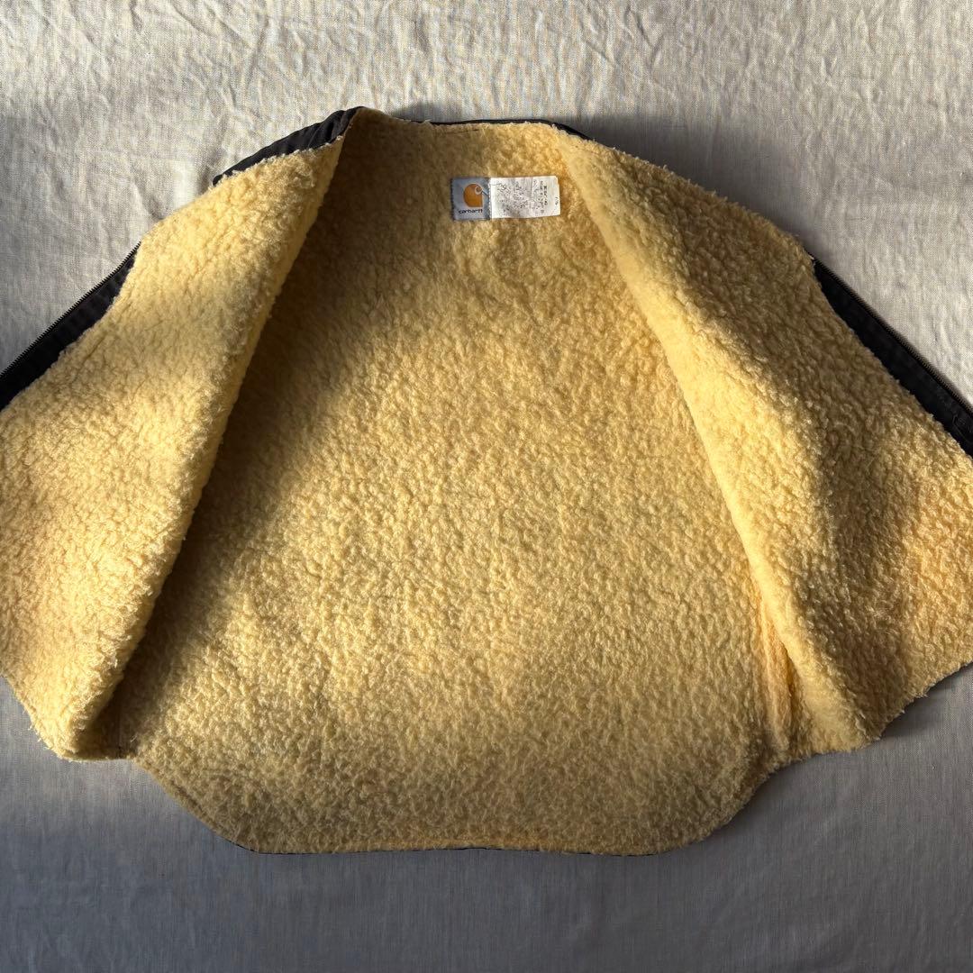 Carhartt カーハート ダックベスト ブラック 2XL 裏ボア