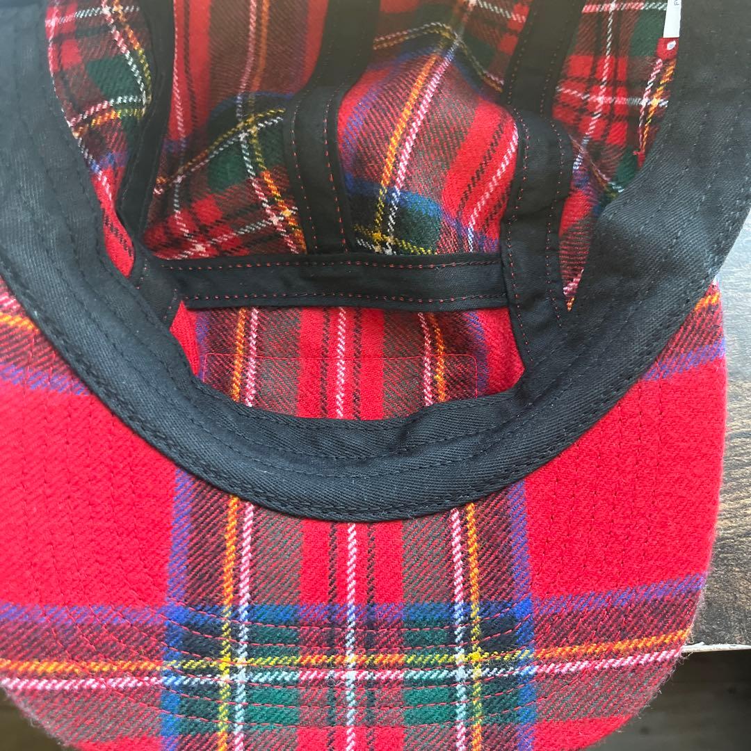 Supreme チェック柄キャップ