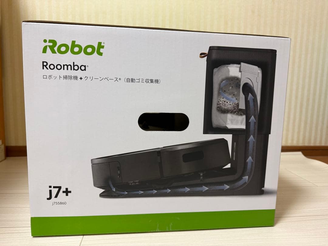 新品未開封iRobot Roomba j7+ j755860⭐︎おまけ付き