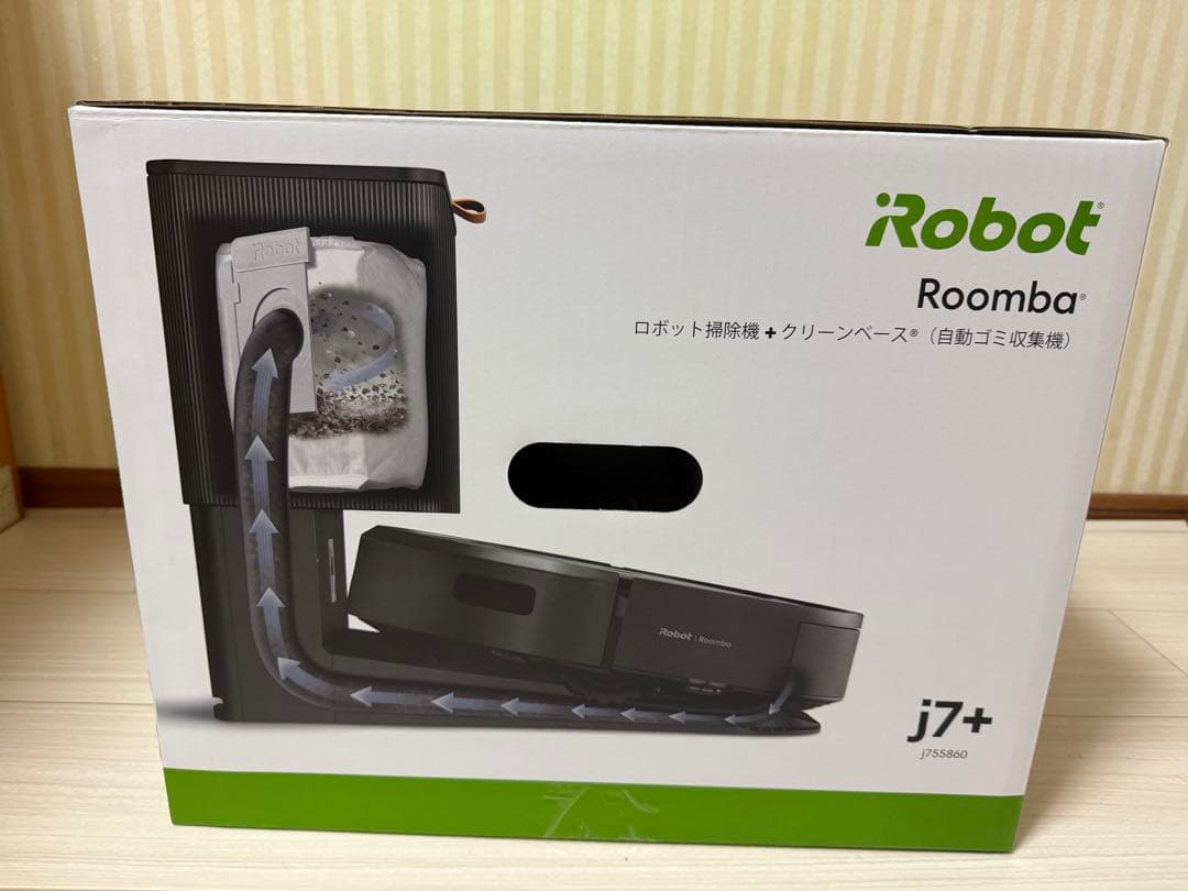 新品未開封iRobot Roomba j7+ j755860⭐︎おまけ付き