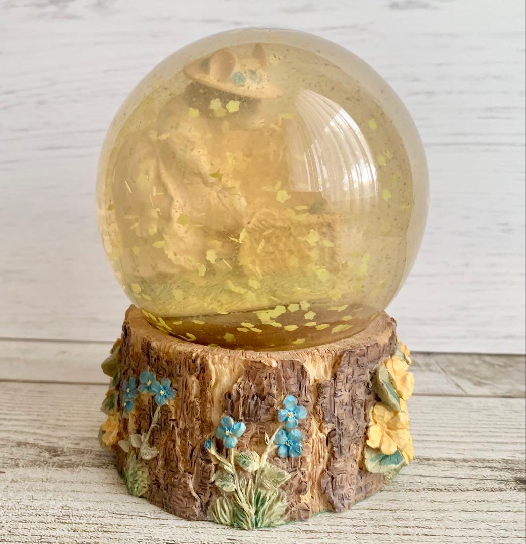 ミセストードフラックス スノードーム ブランブリーヘッジ 置物 フィギュリン