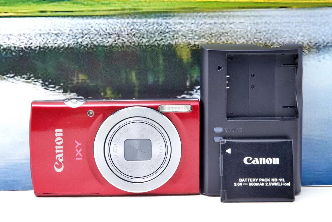 【動作品】Canon デジタルカメラ IXY 120 ズーム レッド