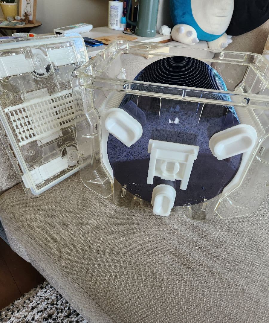 シリコンウェファ - ウェーハ輸送ボックス - ウェーハ付き・良好な状態