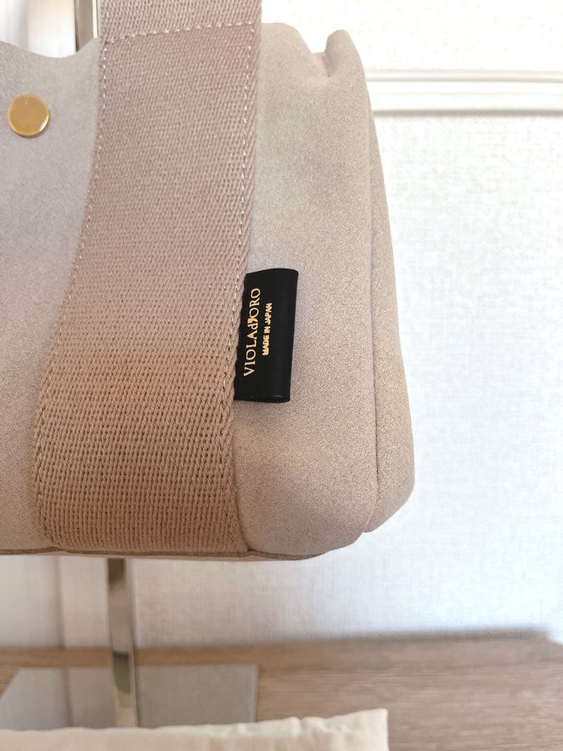 きっちゃん⭐︎VIOLAd'ORO GINO スエードトートバッグS