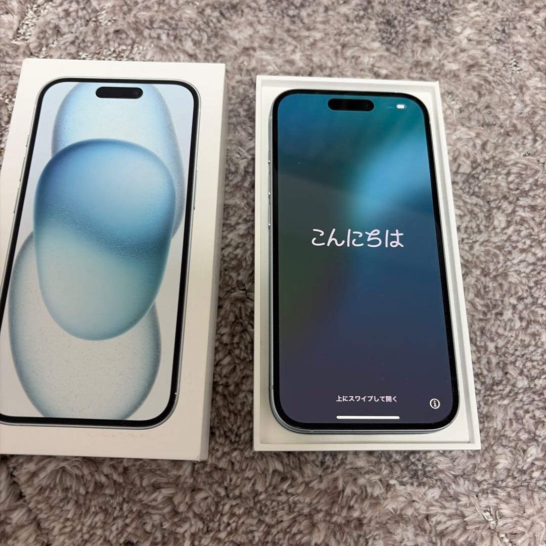 (ジャンク品)Apple iPhone 15ブルー 本体