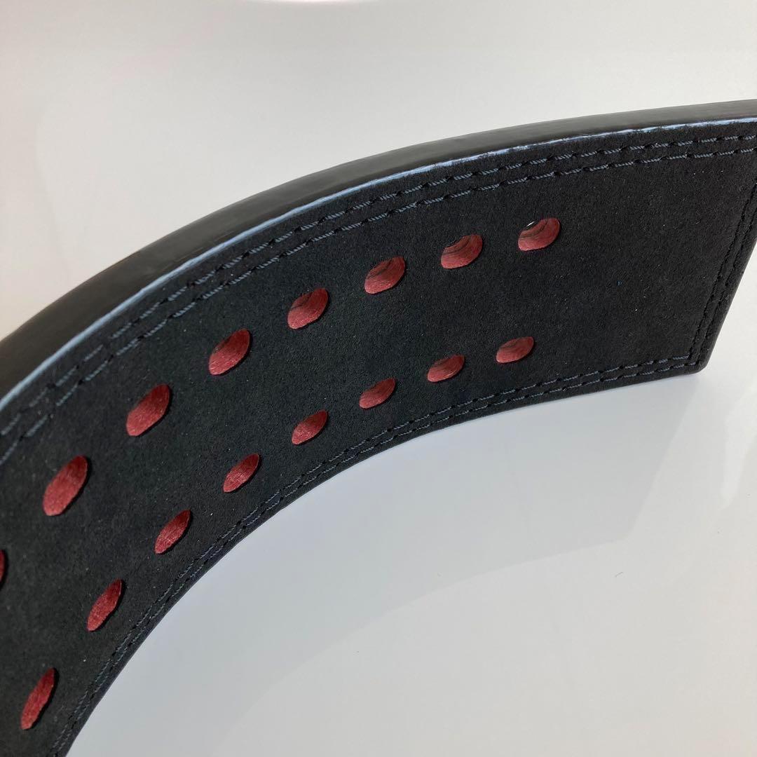 【訳アリ】 パワーベルト レバーアクション 本革 ワンタッチ可変式 黒×ゴールド