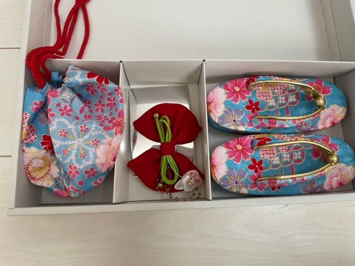 七五三 着物　7点セット　水色