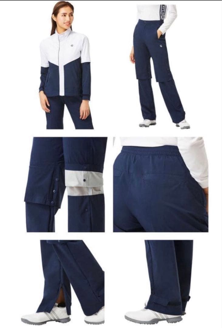 TaylorMade TM ベーシック レインウェア レディース　ブラックM