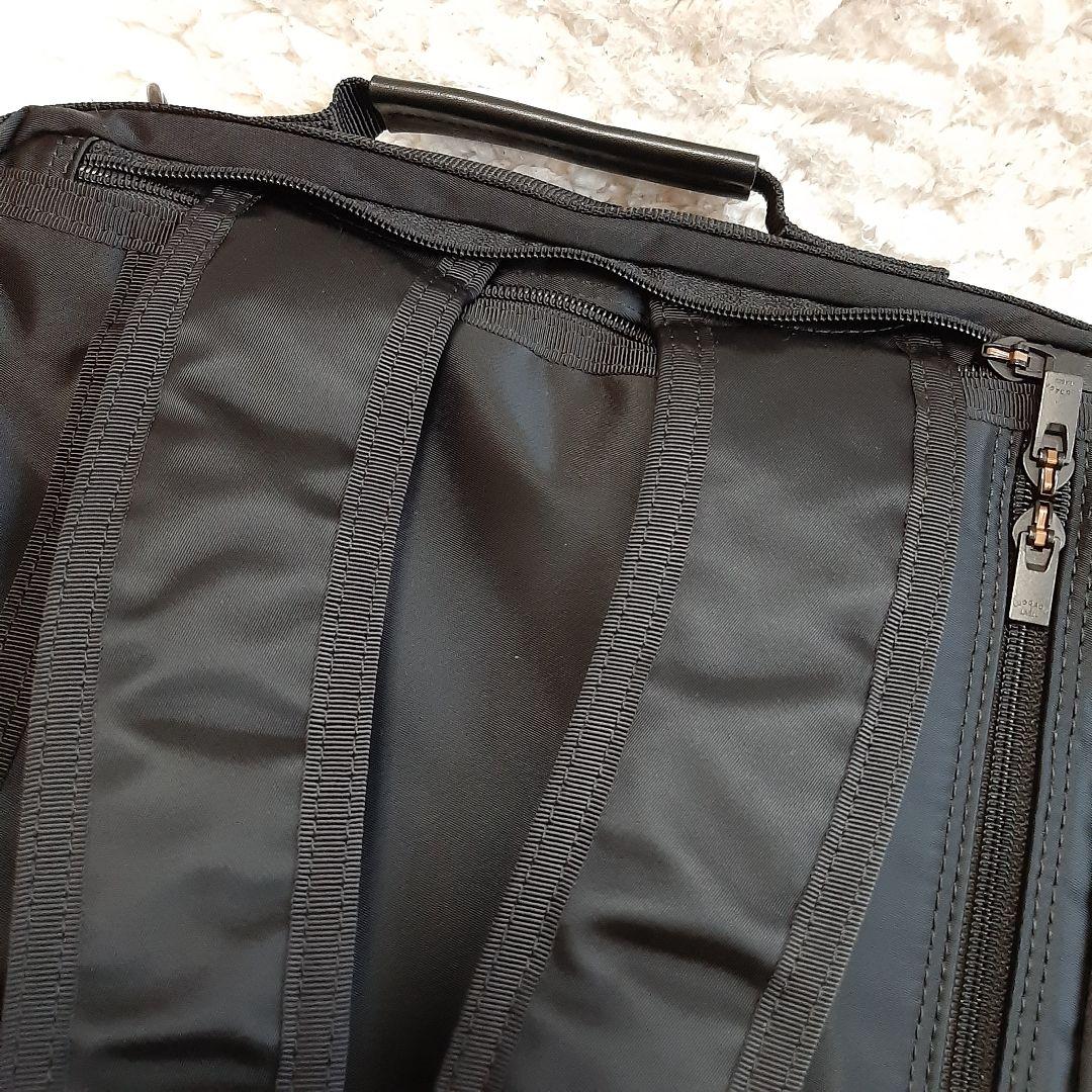 未使用に近い LUGGAGE LABEL 3WAY 黒 A4 ビジネスバッグ