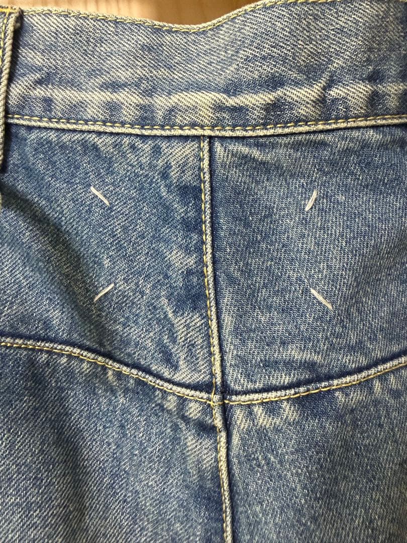 【本日終了】maison margiela ダイアゴナルシームデニムパンツ