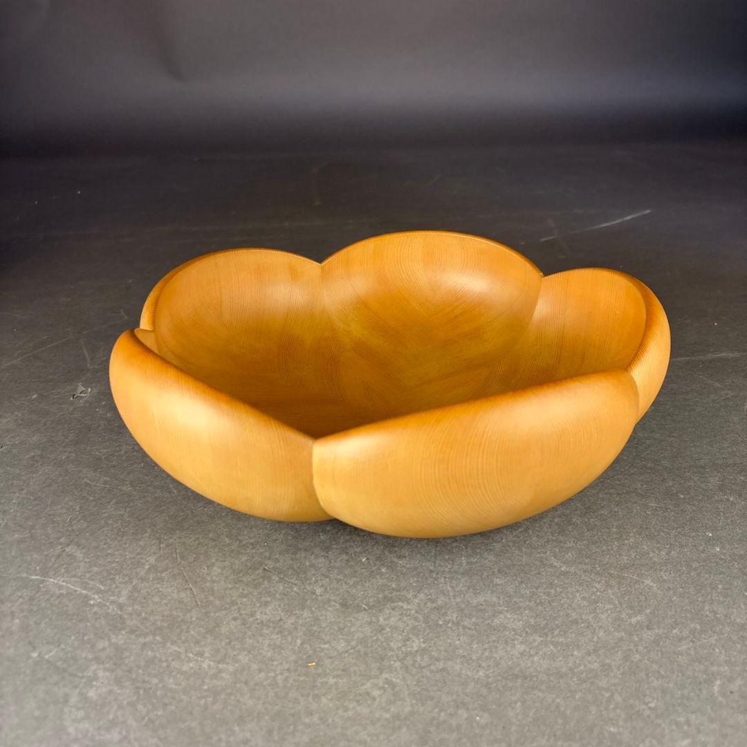 人間国宝　中川清司　槙柾合わせ　梅鉢　共箱