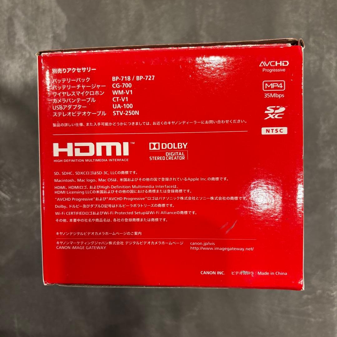 Canon IVIS HF R62 ビデオカメラ