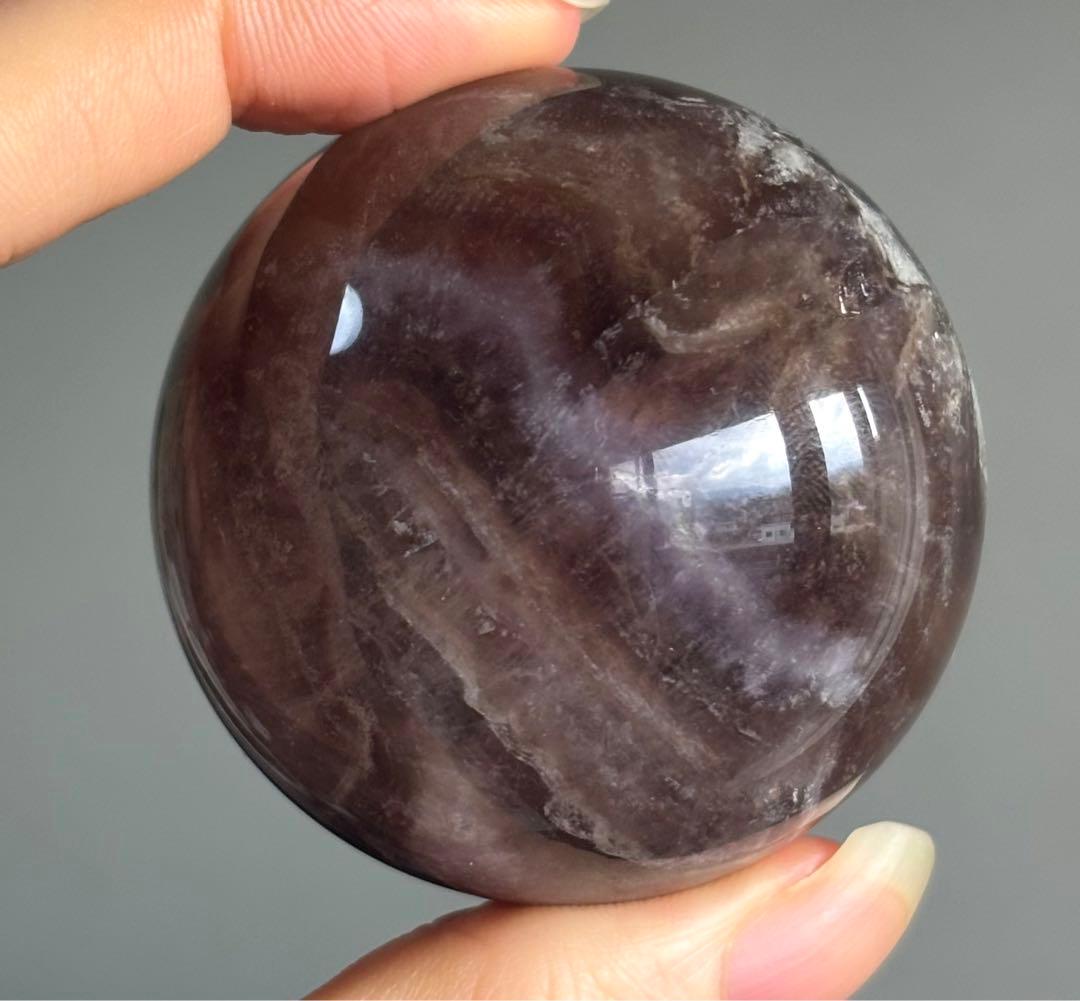 レア　高品質　ダークローズフローライト　スフィア