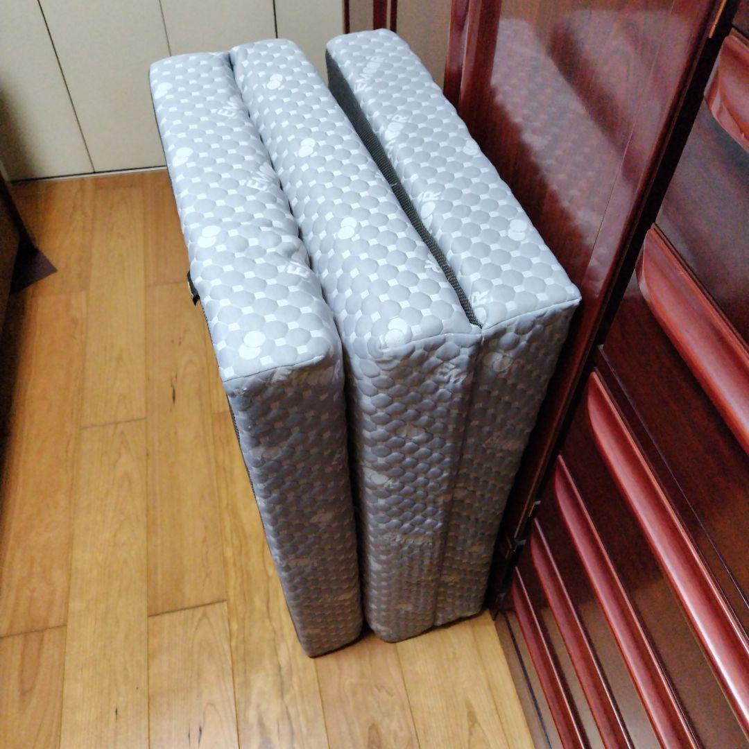 エムール 3つ折り マットレス セミシングル ショート 約幅80㎝