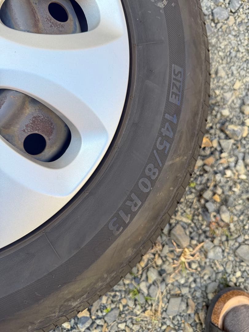 145/80R13 スズキ純正ホイールセット