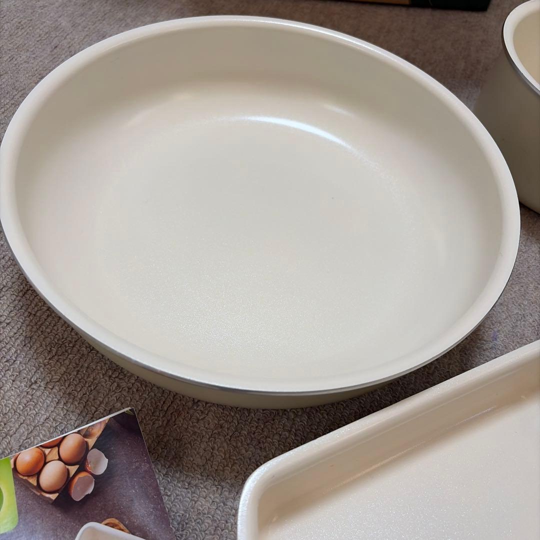 【GREENPAN】グリーンパン/クリックシェフ/5点セット/クリームホワイト