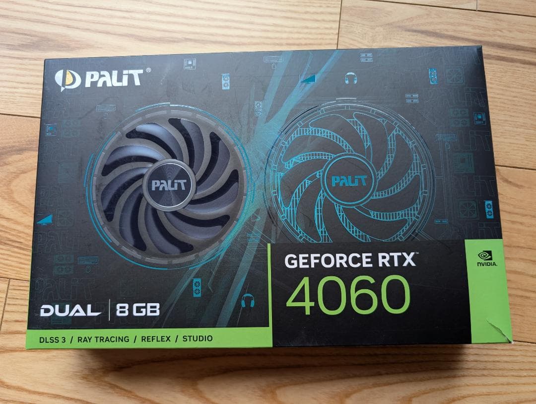 グラフィックボード・グラボ・ビデオカード GeForce RTX 4060 Dual V1 8GB