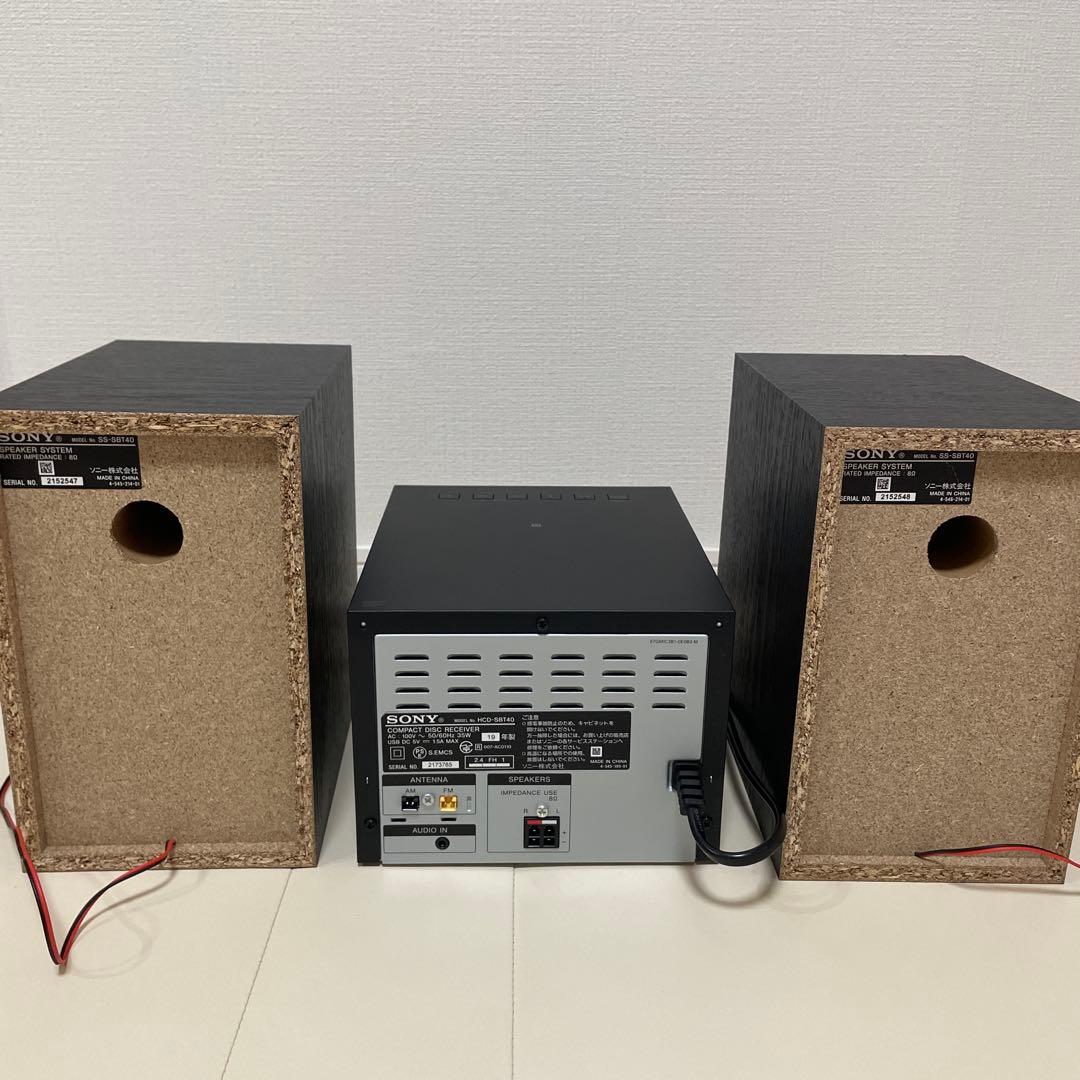 SONY CMT-SBT40 ミニコンポ